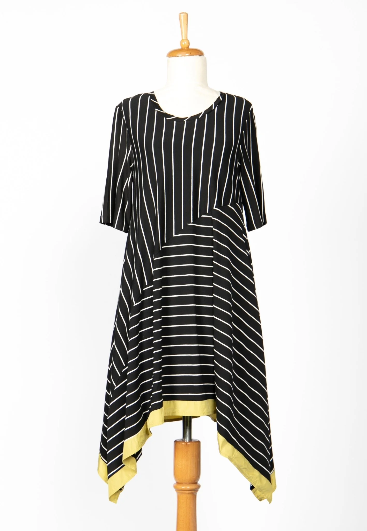 Luukaa Black Striped Jersey Tunic - Image 4
