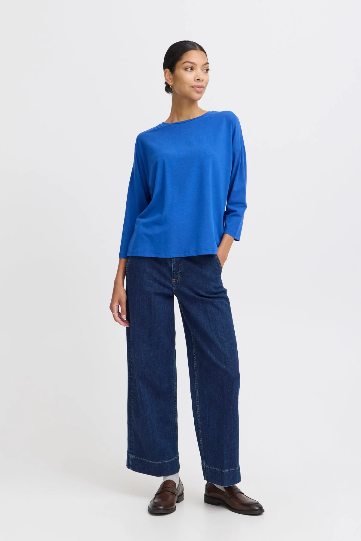 b.young BYKomma Cropped Jeans Ink Blue