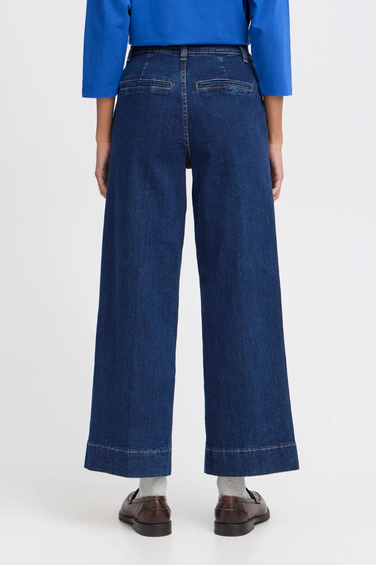 b.young BYKomma Cropped Jeans Ink Blue - Image 3