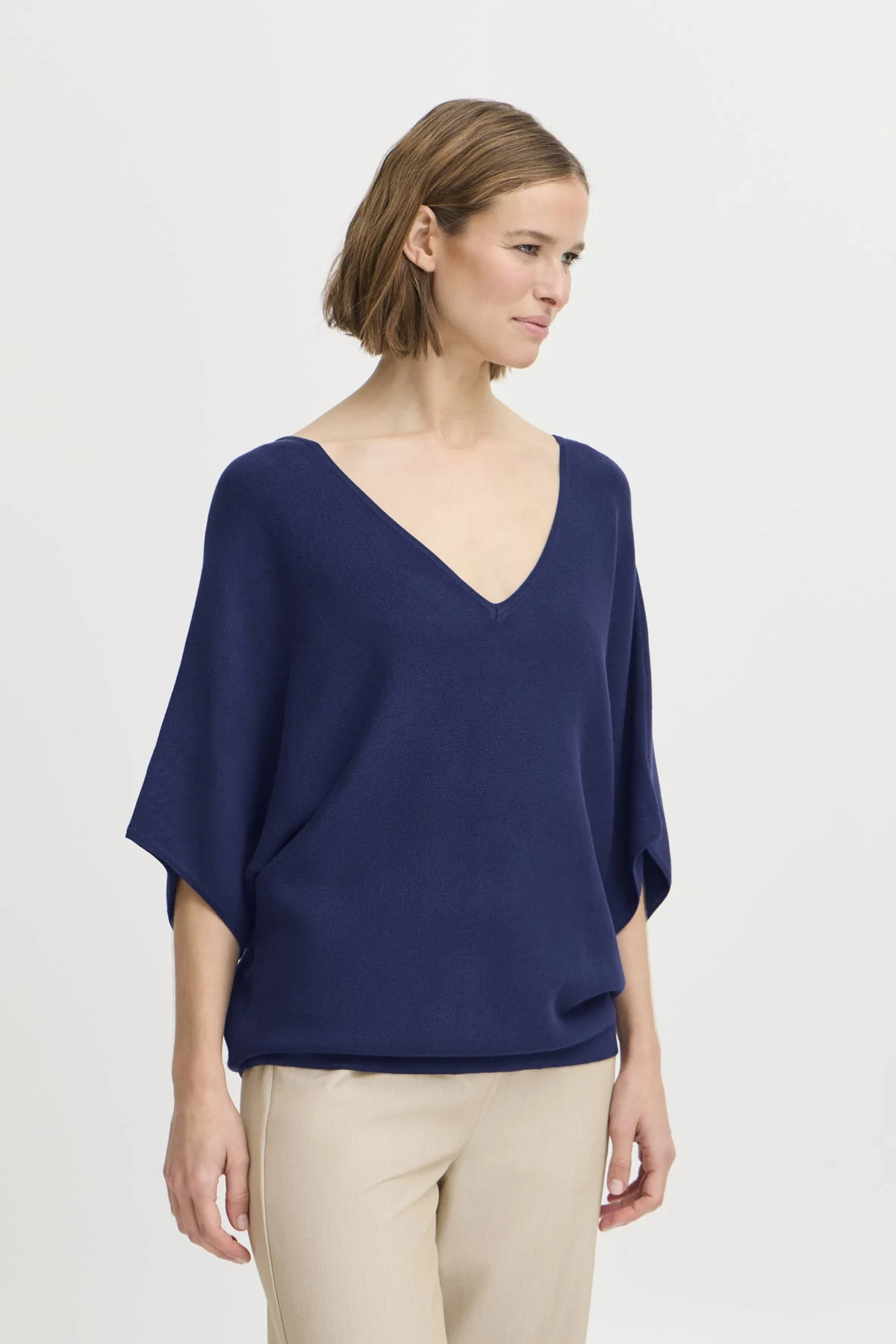 b.young BYMMORLA V-Neck Short Sleeve Top - Image 6