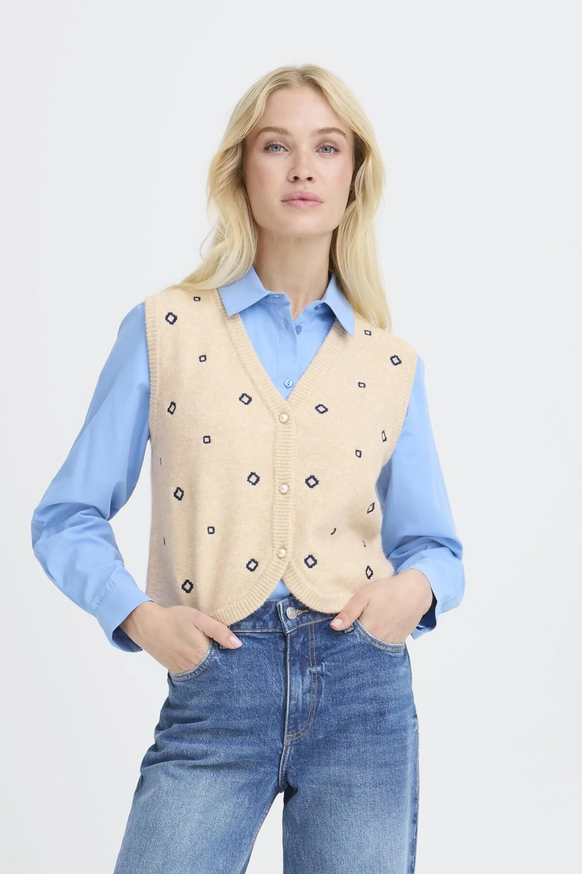 b.young BYNADIKA Knitted Vest