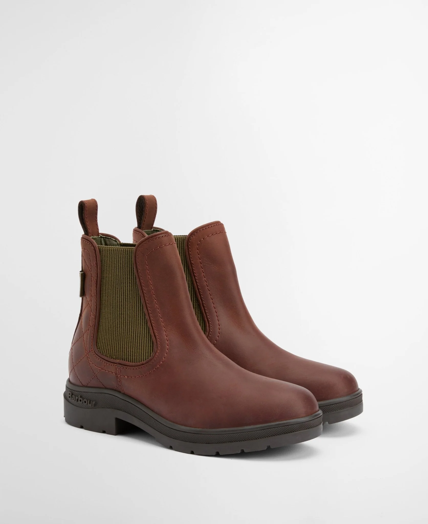Barbour Amble Chelsea Boot Mahogony - Image 2
