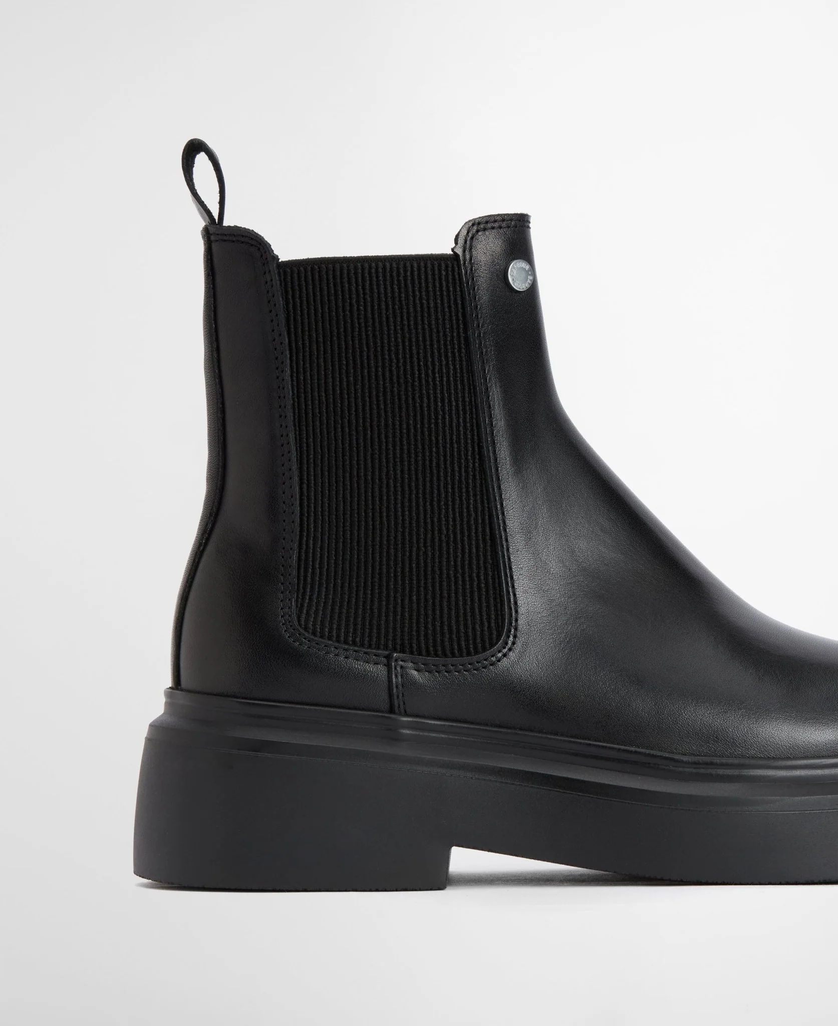 Barbour Celina Leather Chelsea Boot Black - Image 7