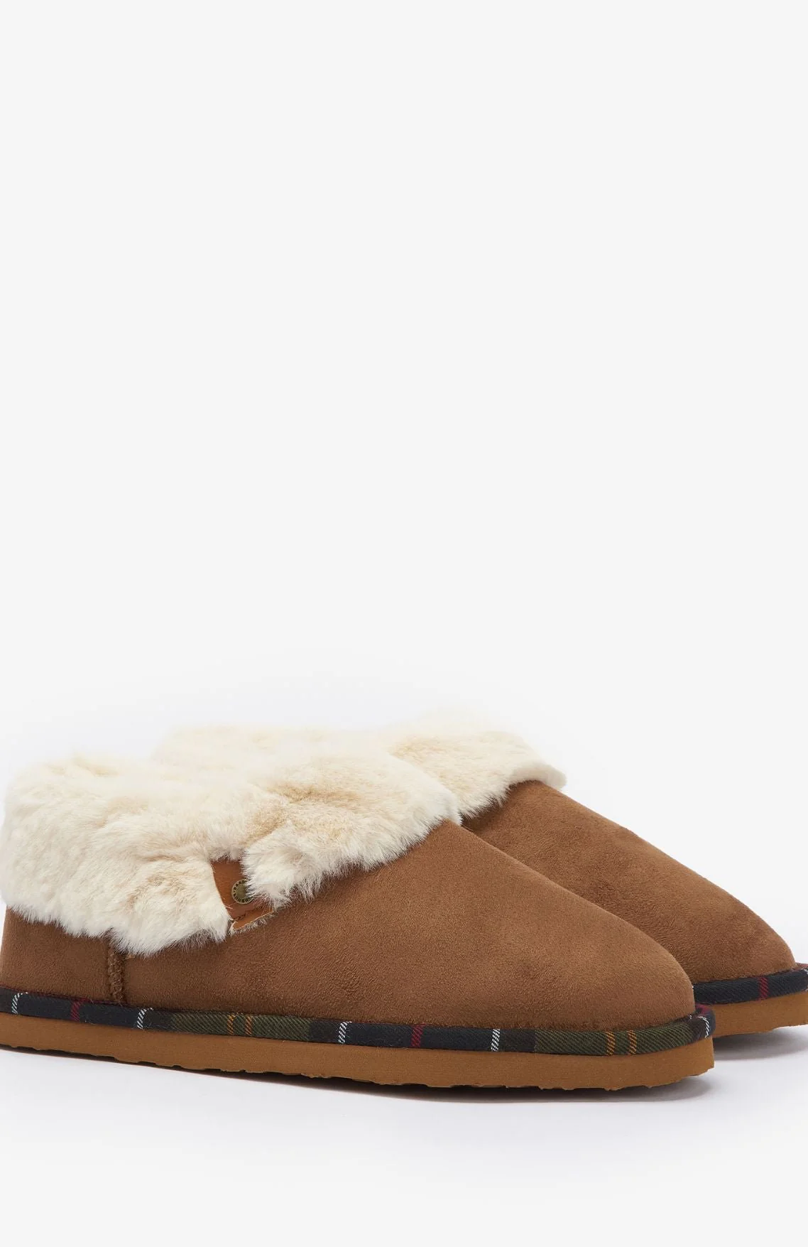Barbour Eloise Bootie Slipper Camel - Image 3