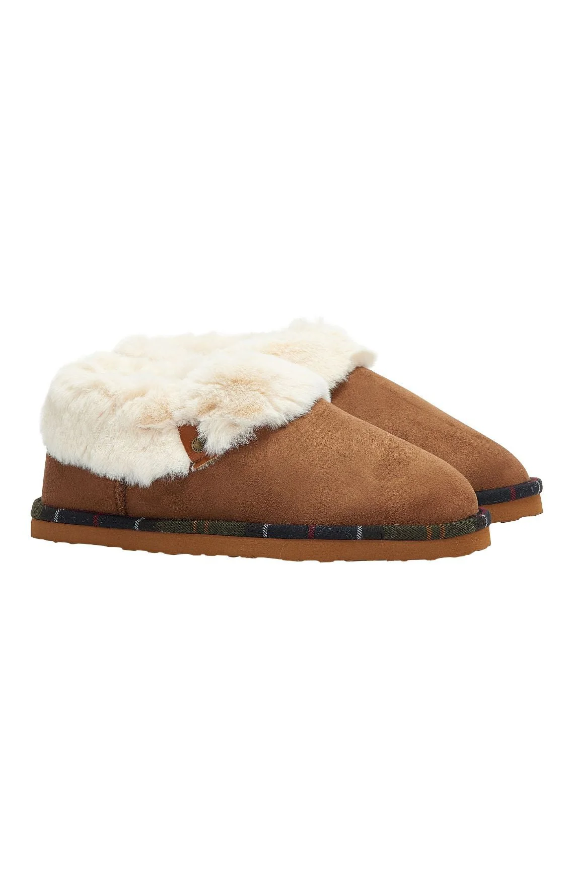 Barbour Eloise Bootie Slipper Camel - Image 7