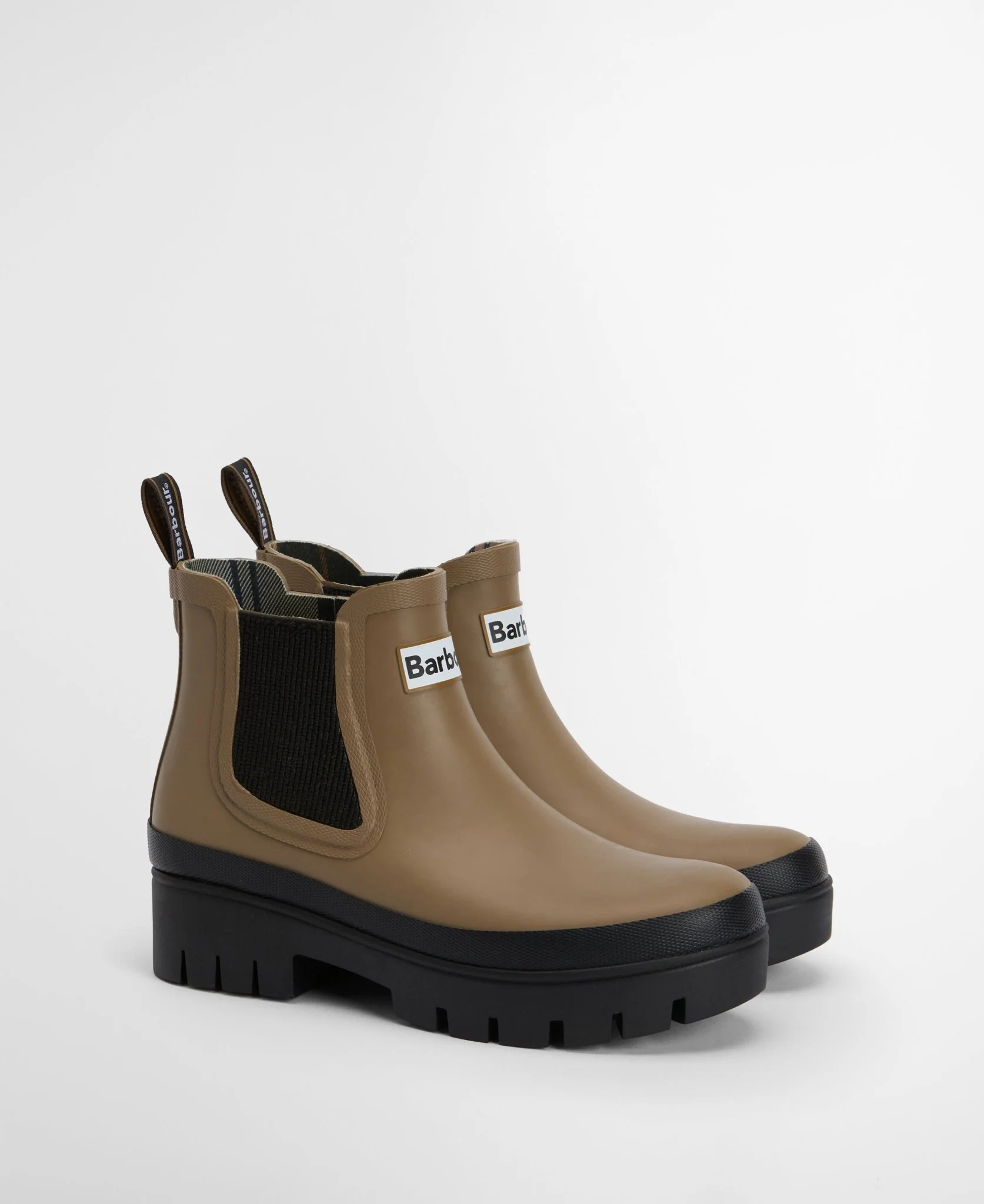 Barbour Halton Chelsea Welly Military Brown/Black - Image 2
