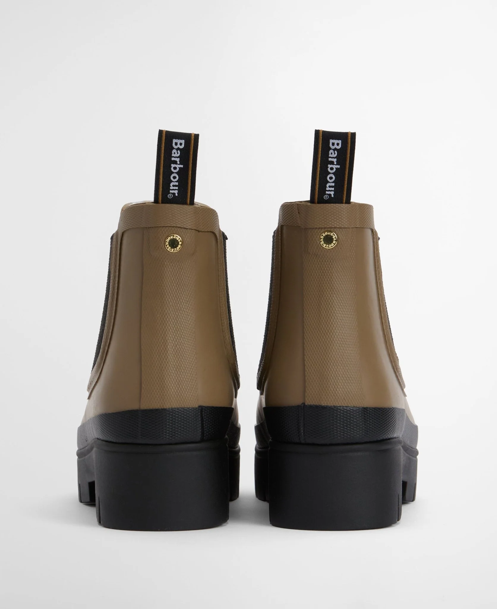 Barbour Halton Chelsea Welly Military Brown/Black - Image 3