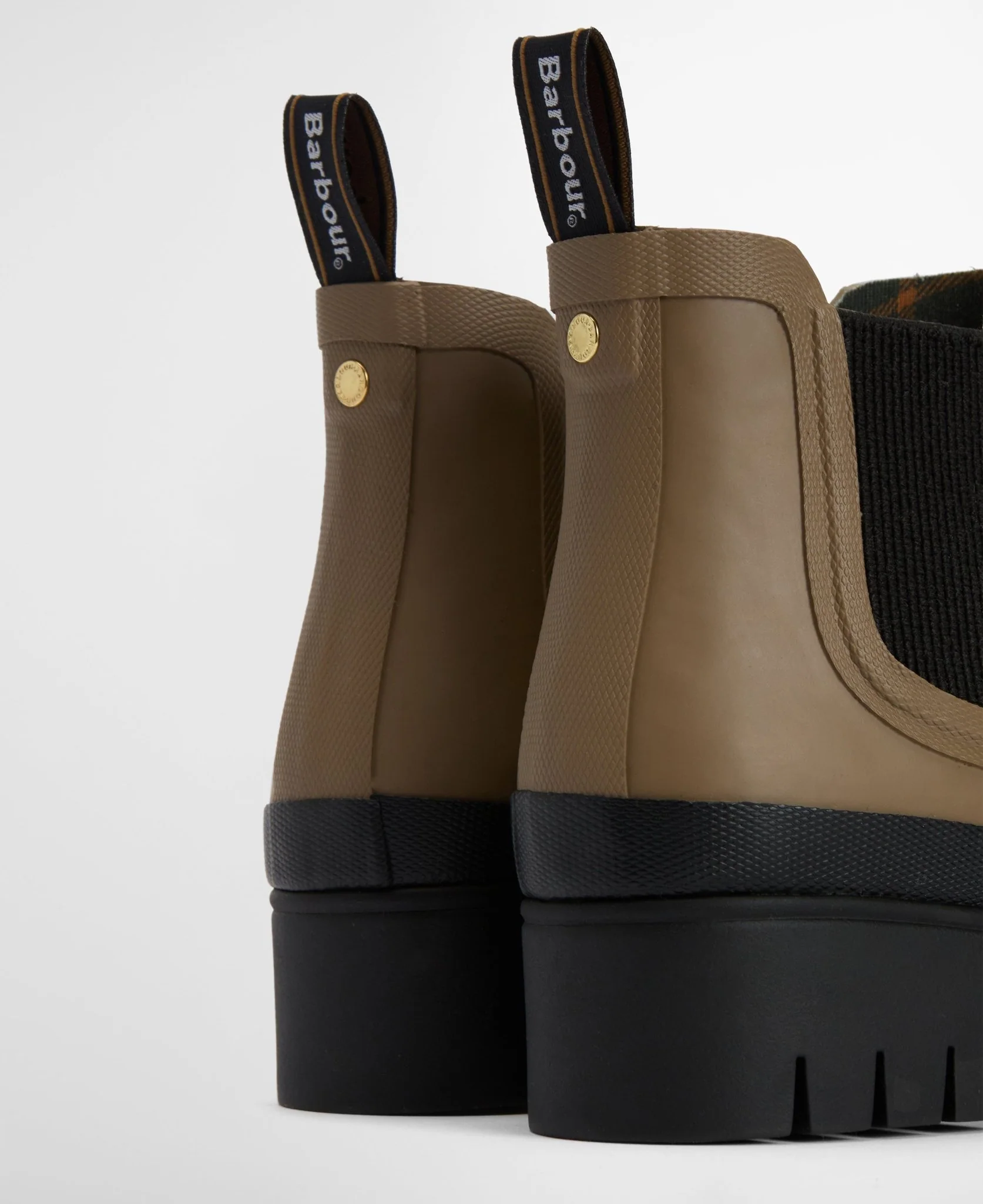 Barbour Halton Chelsea Welly Military Brown/Black - Image 6