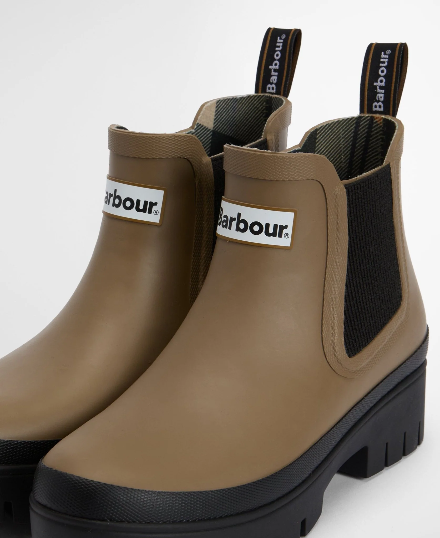 Barbour Halton Chelsea Welly Military Brown/Black - Image 8