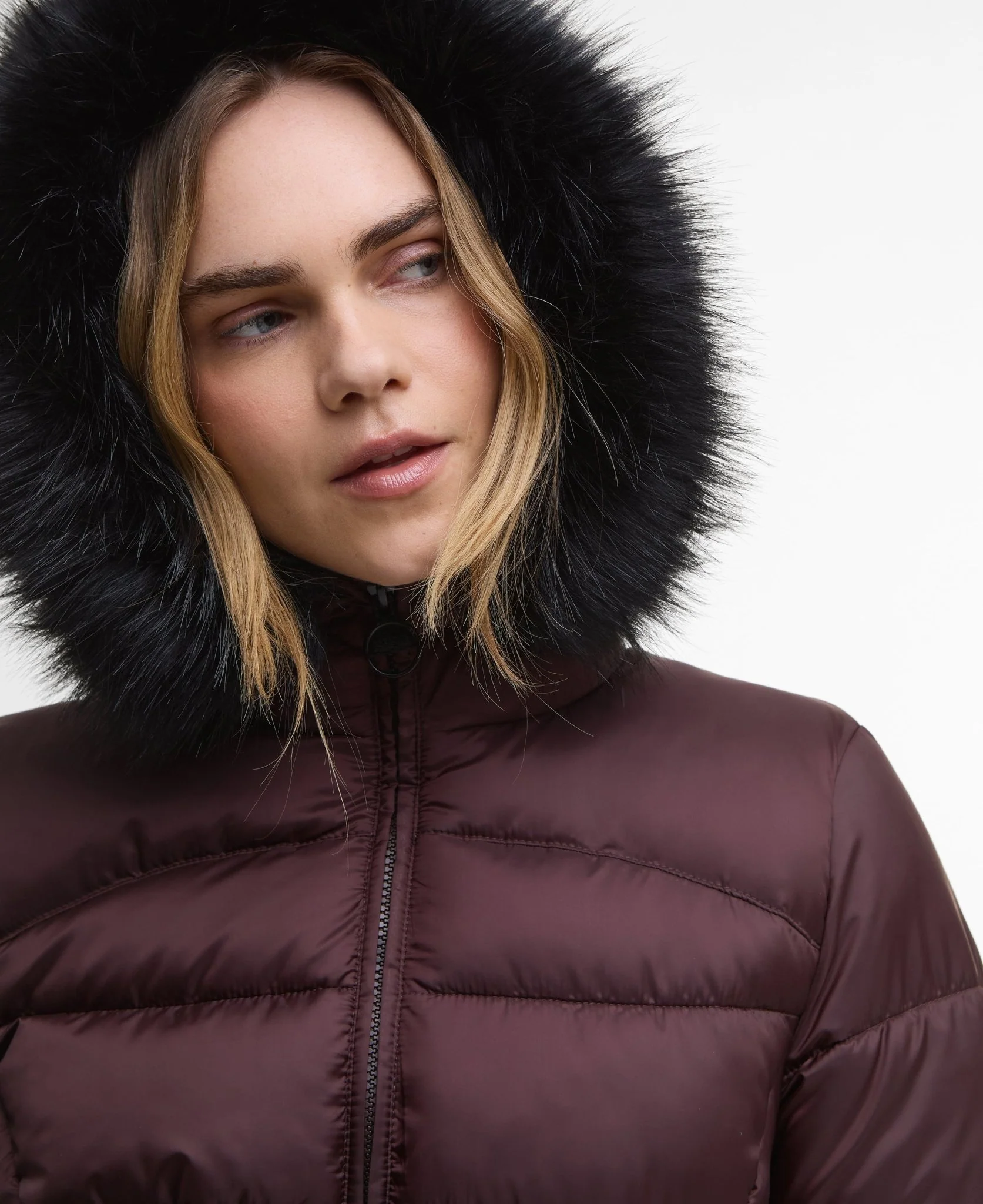 Barbour international Cher Puffer Jacket Red Velvet - Image 4