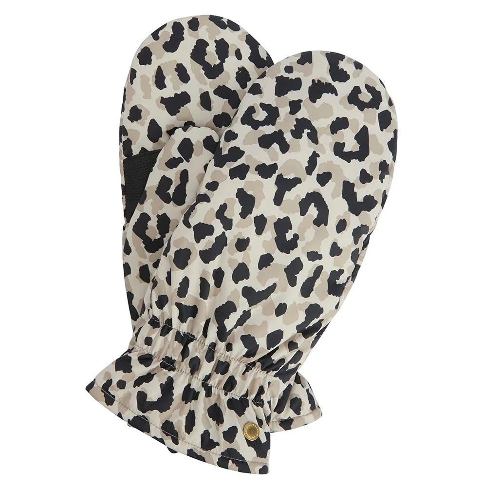 Barbour International Harley Waterproof Mittens Jasmine Leopard - Image 4