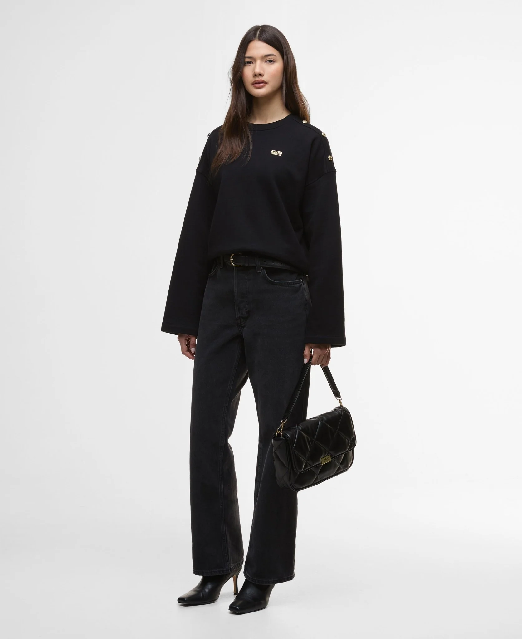 Barbour International Juliana Sweatshirt Black
