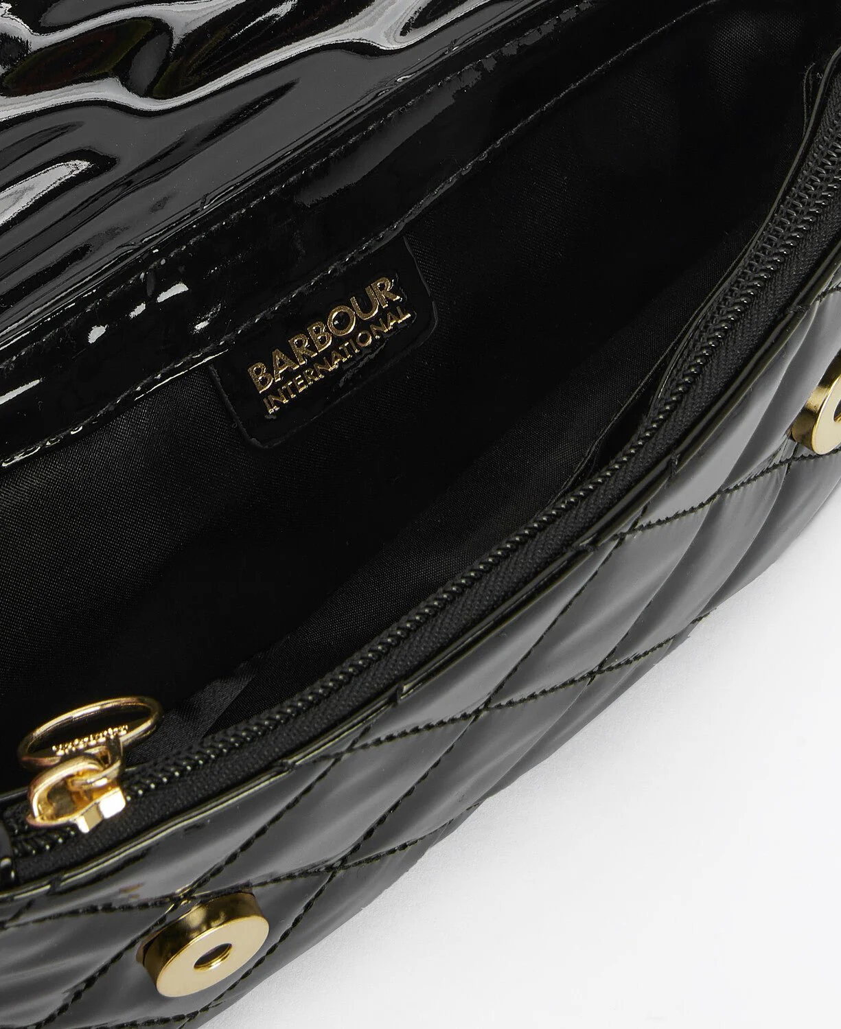 Barbour International Quilted Mini Soho Crossbody Bag - Image 22