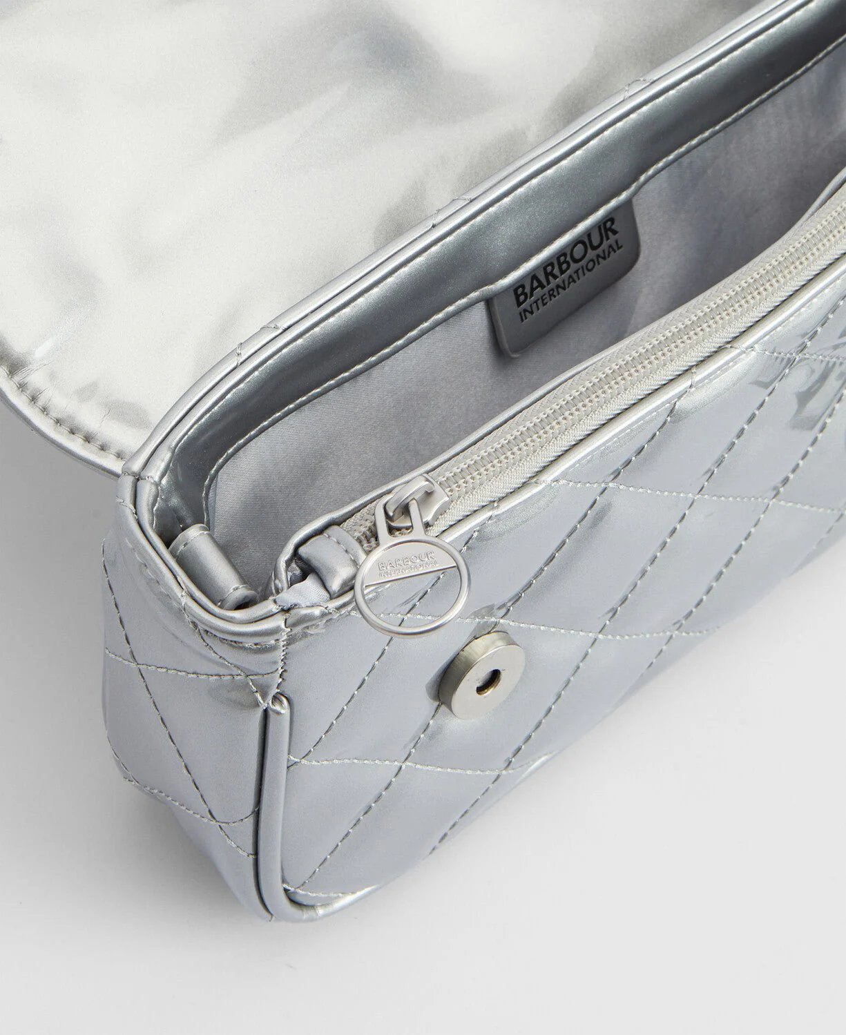 Barbour International Quilted Mini Soho Crossbody Bag - Image 7