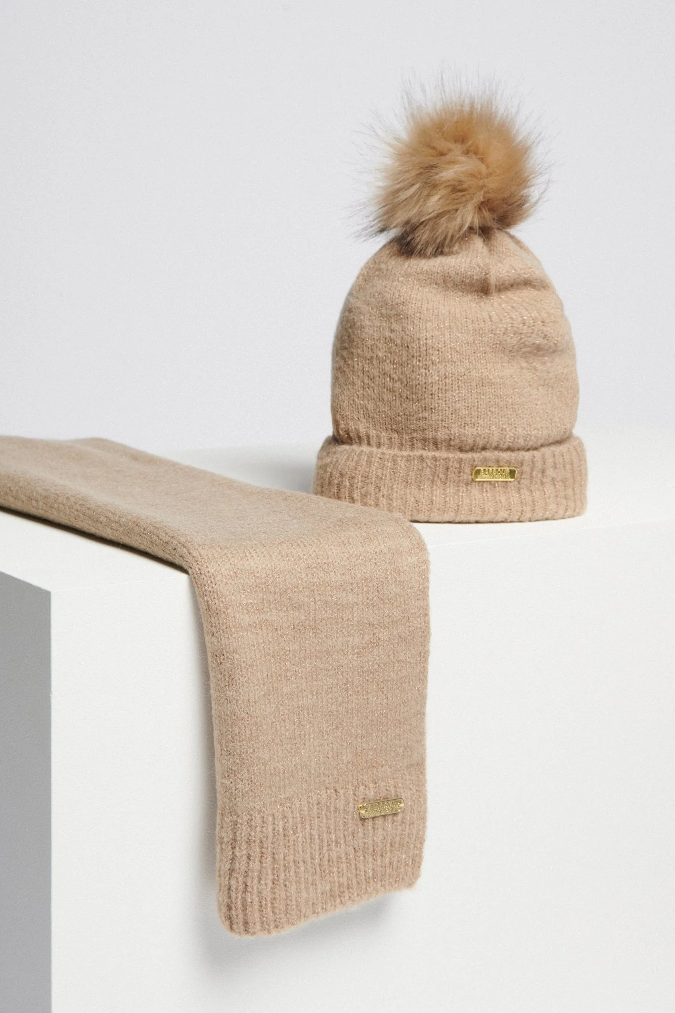 Barbour international Sparkle Beanie & Scarf Gift Set - Image 9