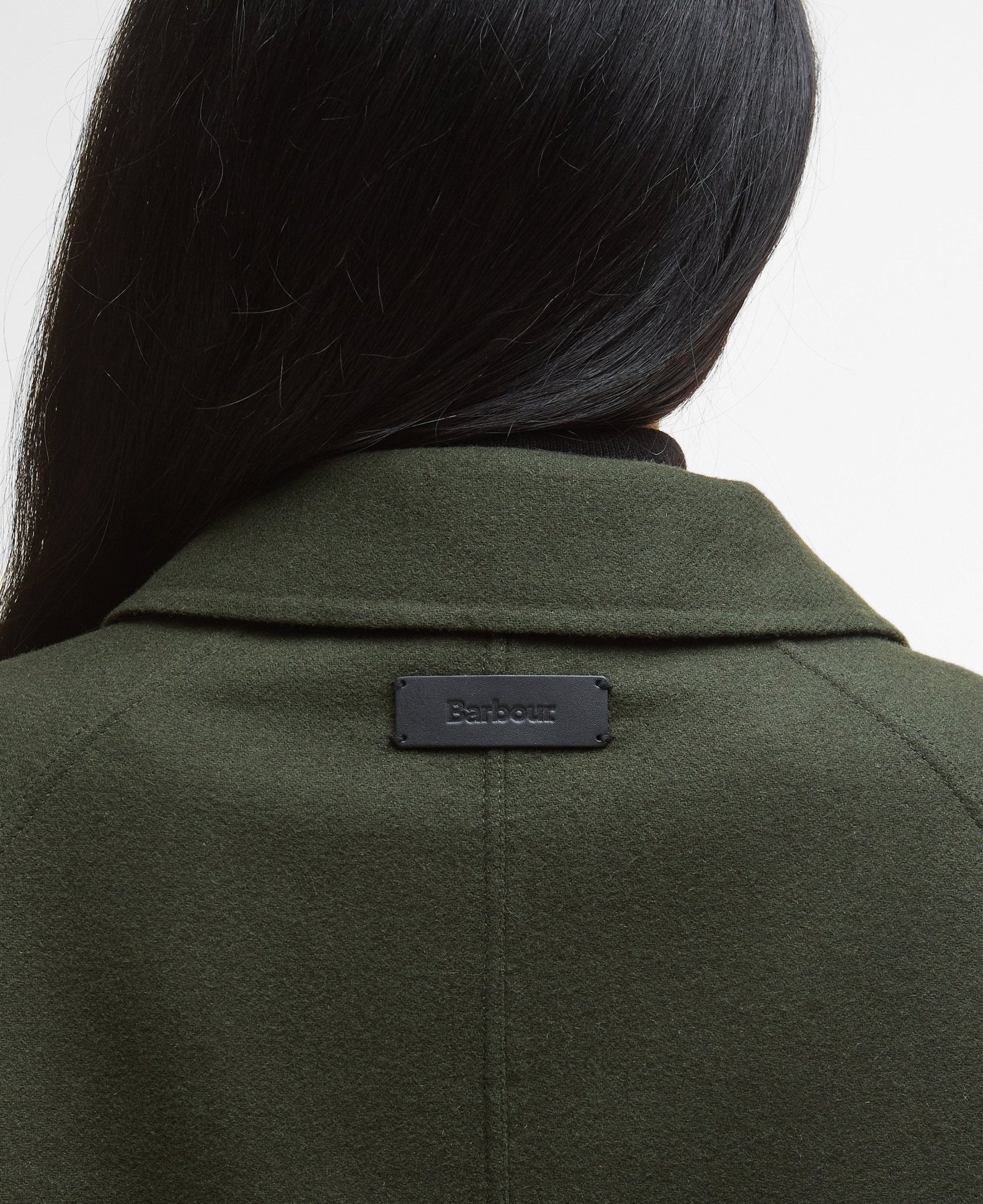 Barbour Leonie Overshirt Olive - Image 5