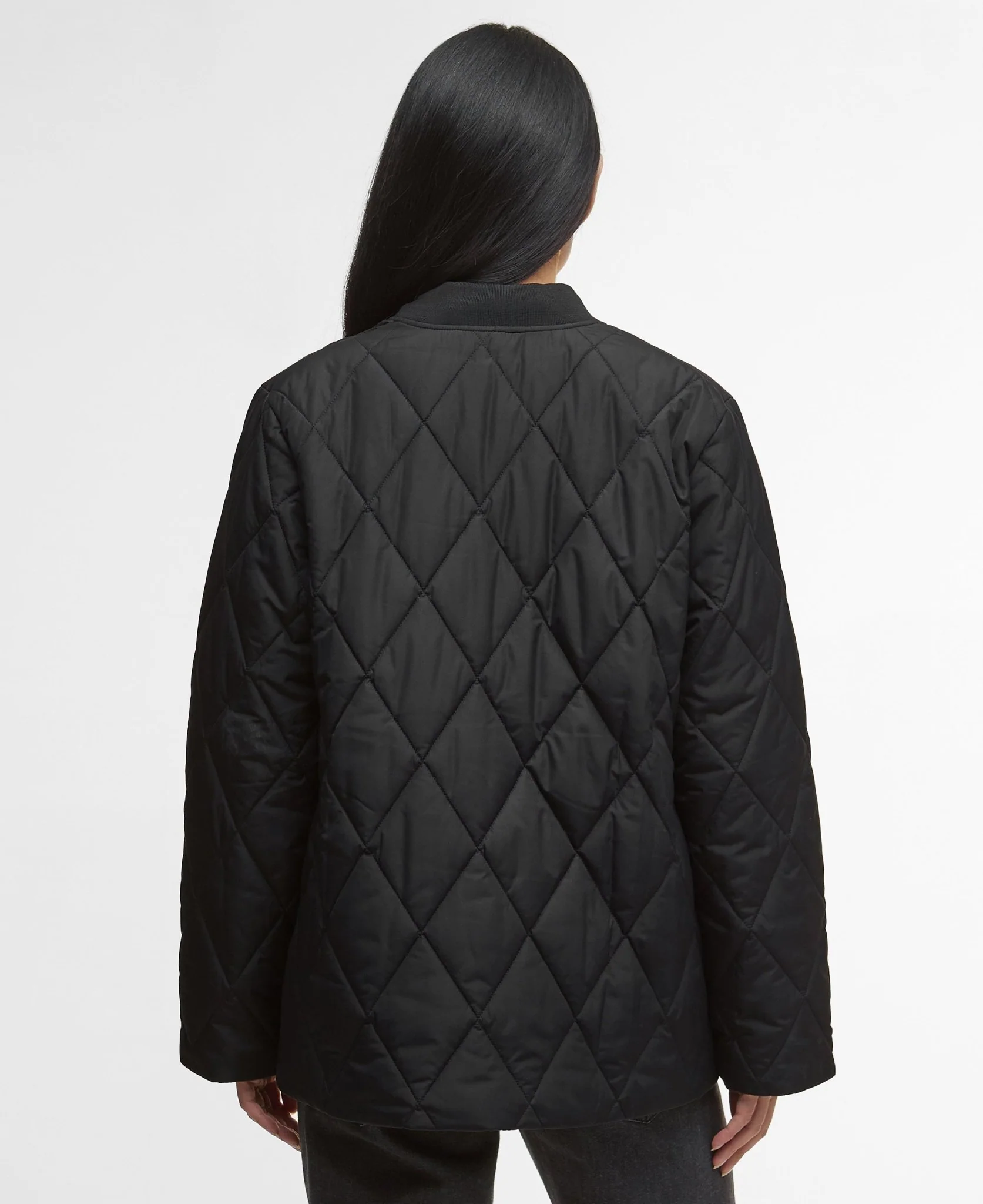 Barbour Leonie Quilted Jacket Black - Image 3