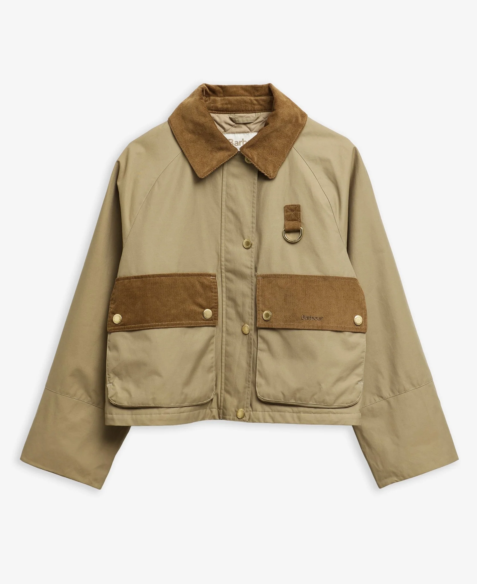 Barbour Phoebe Casual Jacket Military Brown - Image 6