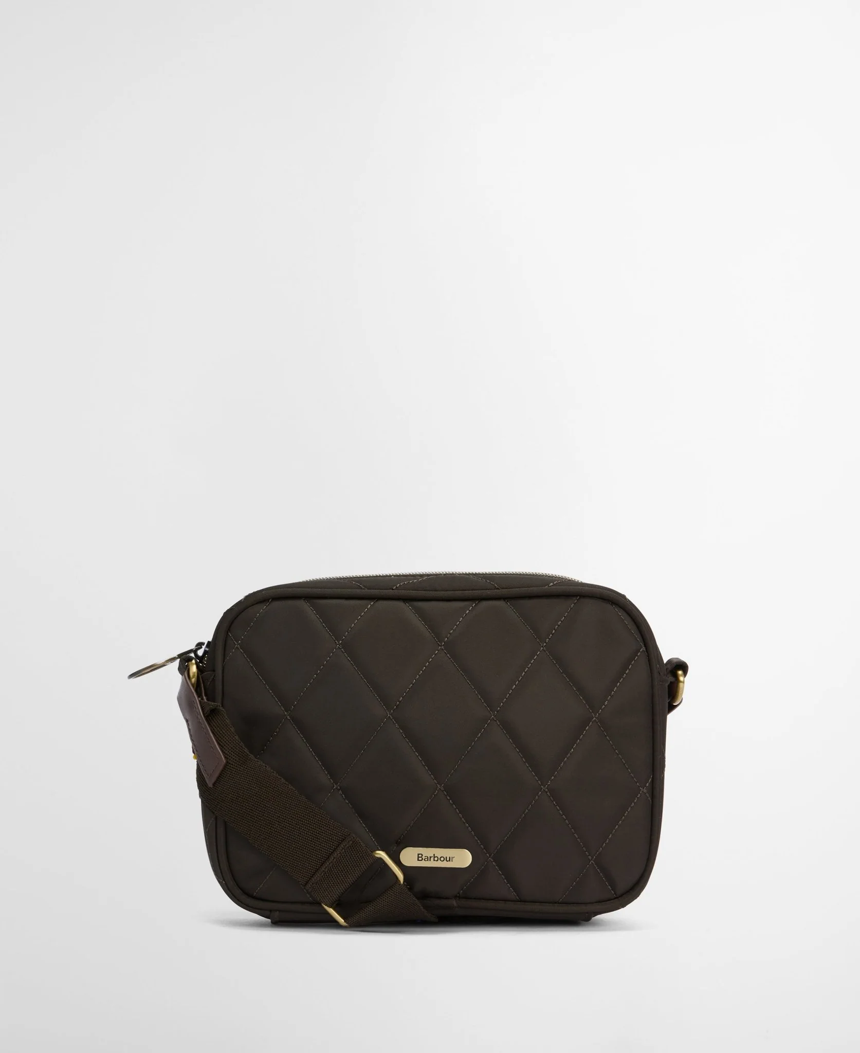 Barbour Quilted Crossbody Bag Olive - Image 2