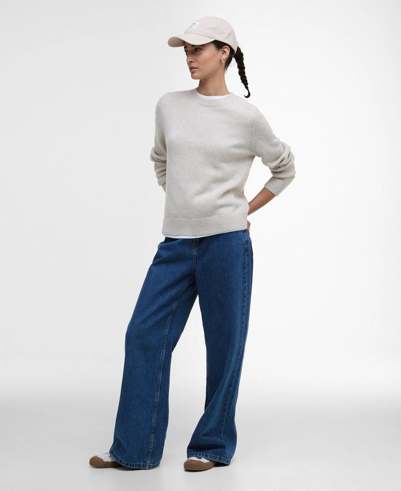 Barbour Woodhouse Knitted Jumper Oatmeal