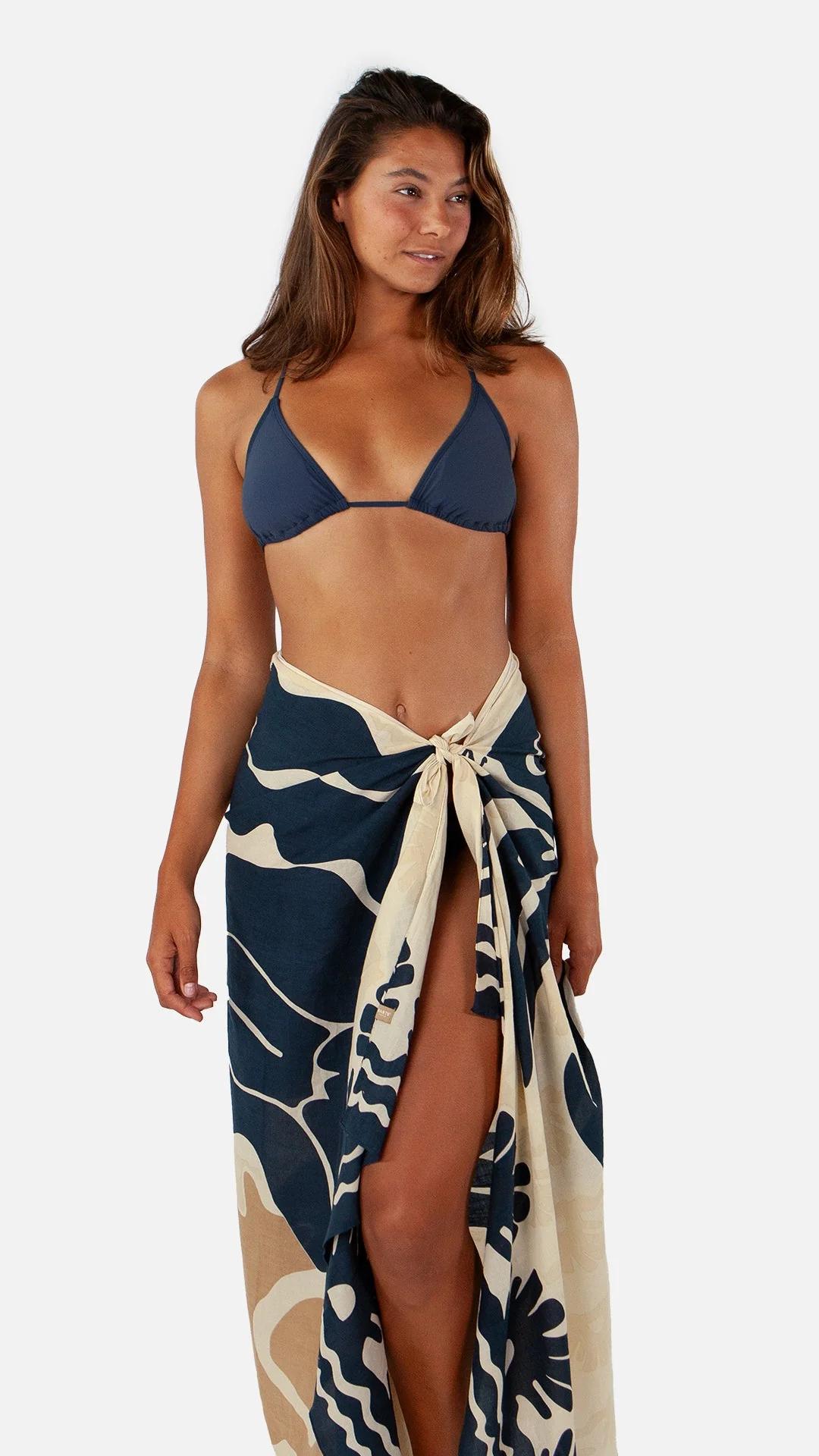 Barts Gamma Printed Cream Sarong - Image 3