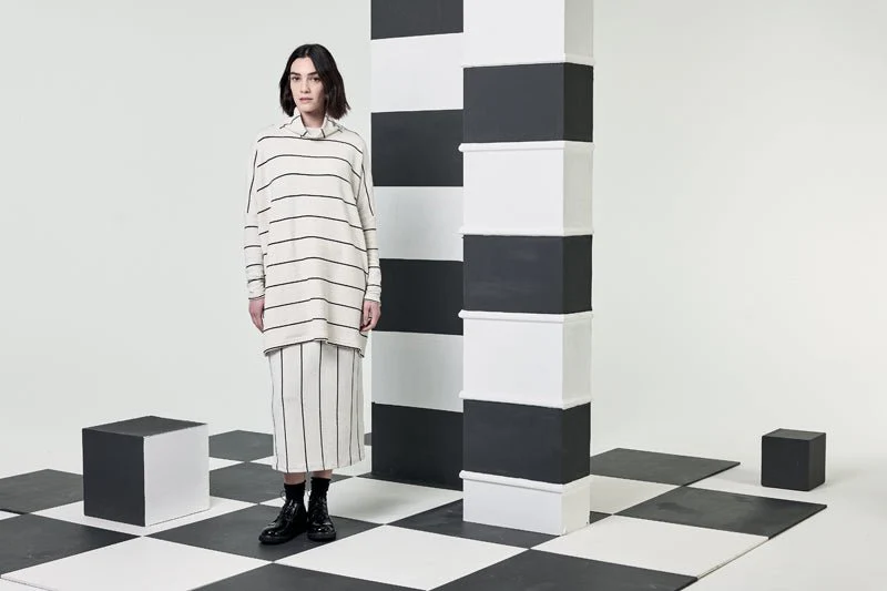 Neirami Stripe Tube Skirt - Image 2