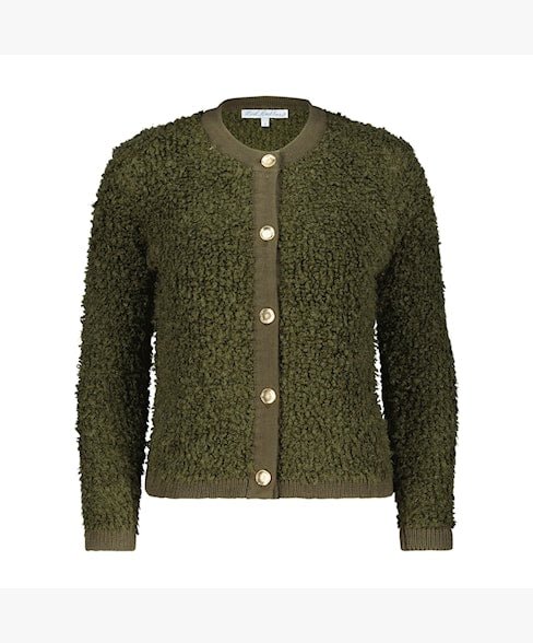 Red Button Boucle Jolie Jacket - Image 4