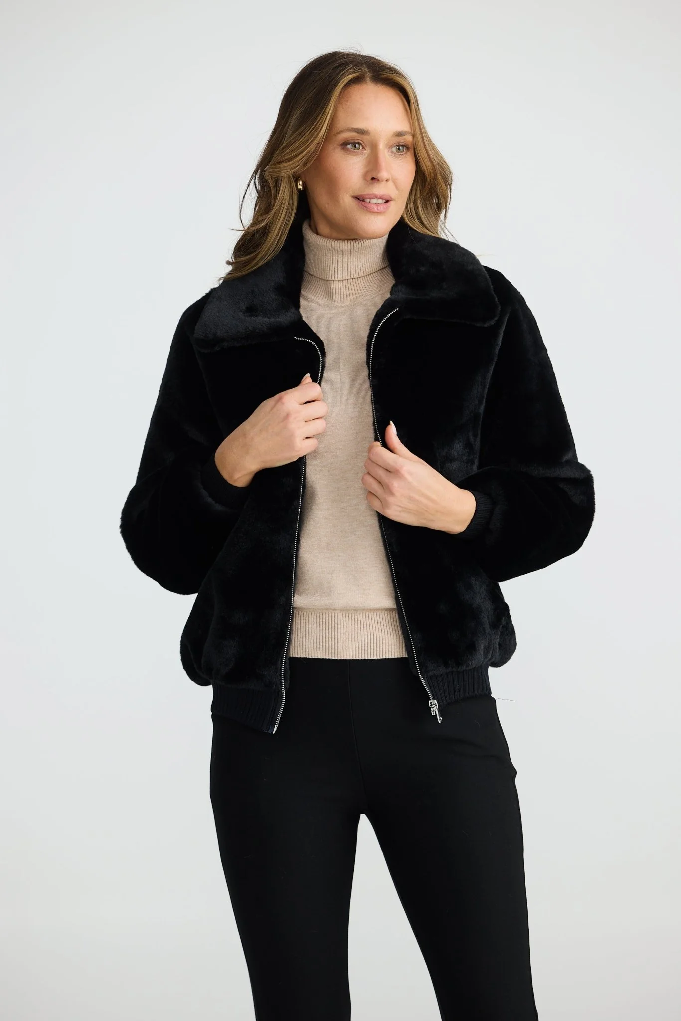Brave And True Celeste Bomber Black - Image 2