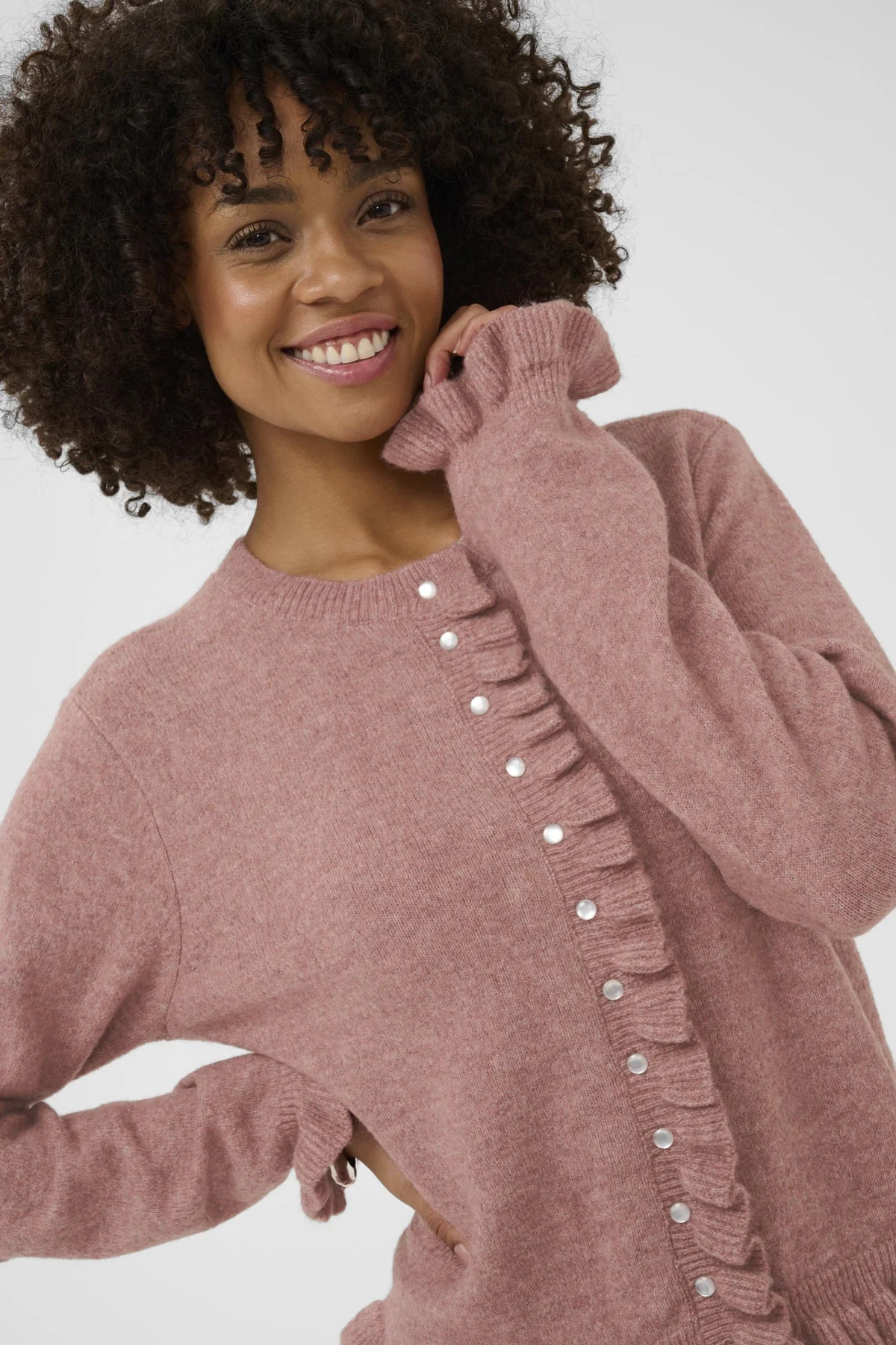 Culture CUjulietta Frill Cardigan - Image 2