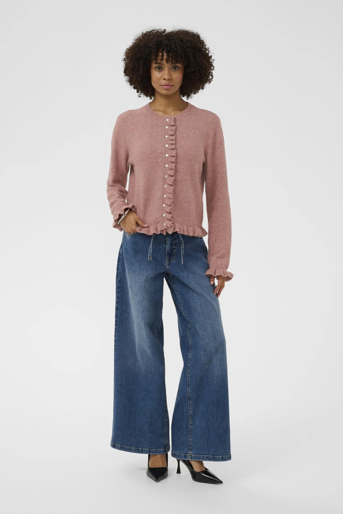 Culture CUjulietta Frill Cardigan - Image 3