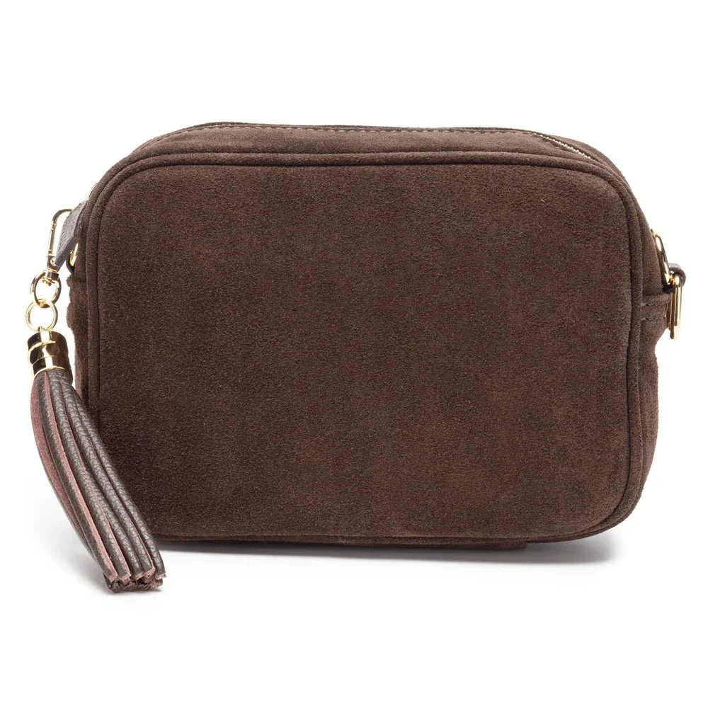 Elie Beaumont Suede Crossbody Bag - Image 5