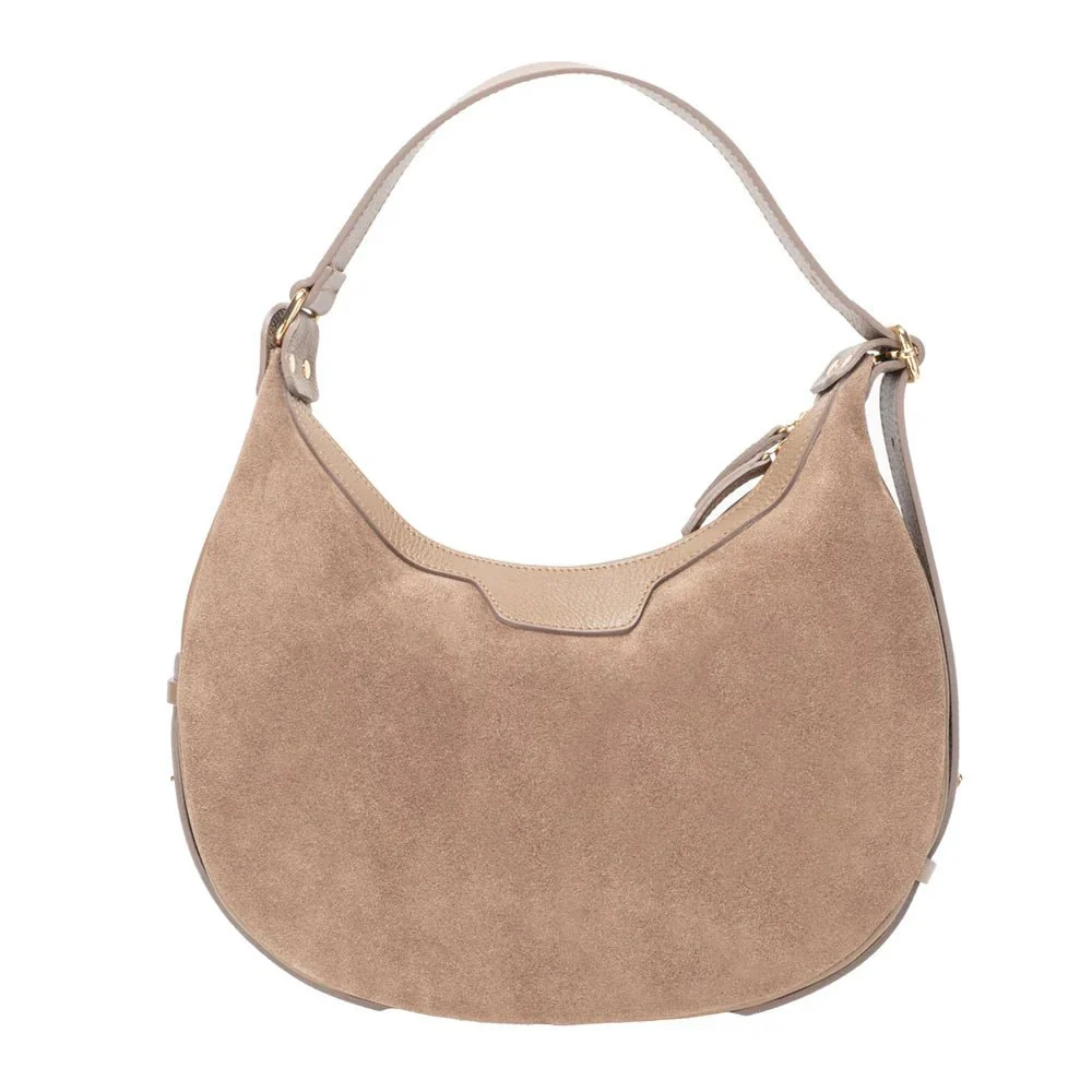 Elie Beaumont Suede Shoulder Handbag - Image 12