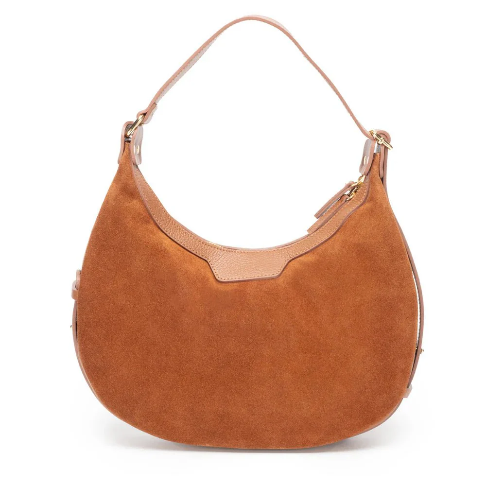 Elie Beaumont Suede Shoulder Handbag - Image 8