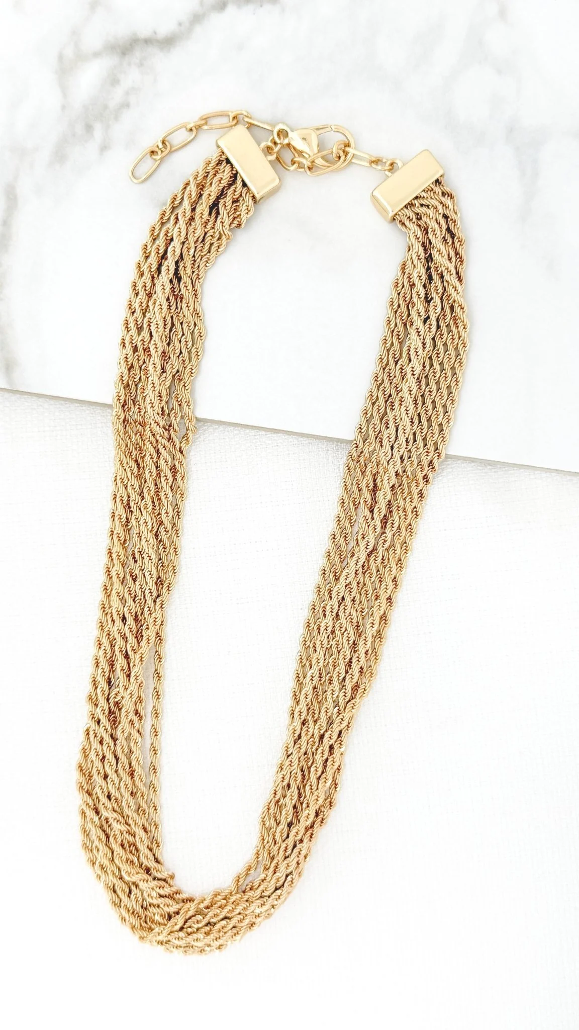 Envy Jewellery Necklace 4564 Gold
