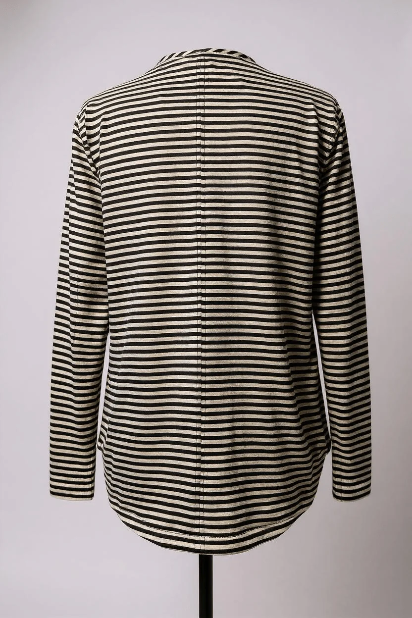 Foil Stir It Up Top Mono Stripe - Image 3