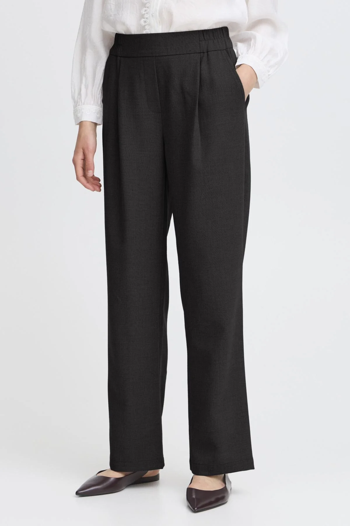 Fransa FRAbigail Pant 3 Black - Image 2