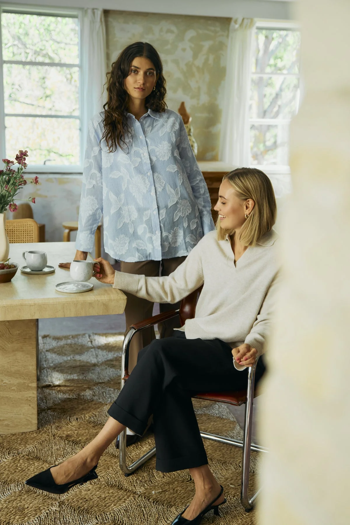 Fransa FRLani Shirt 1 Cashmere Blue - Image 3