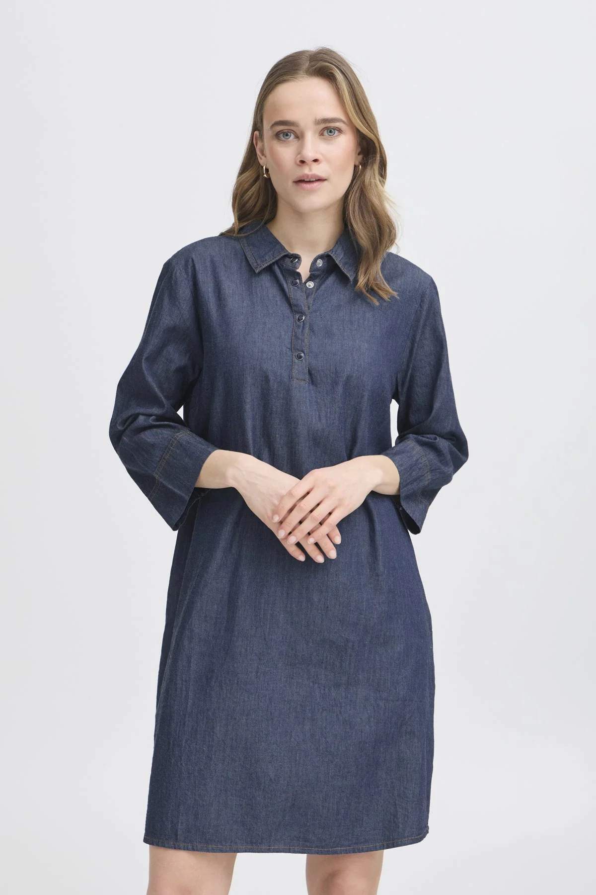 Fransa FRLarissa Dress 1 Raw Blue - Image 2