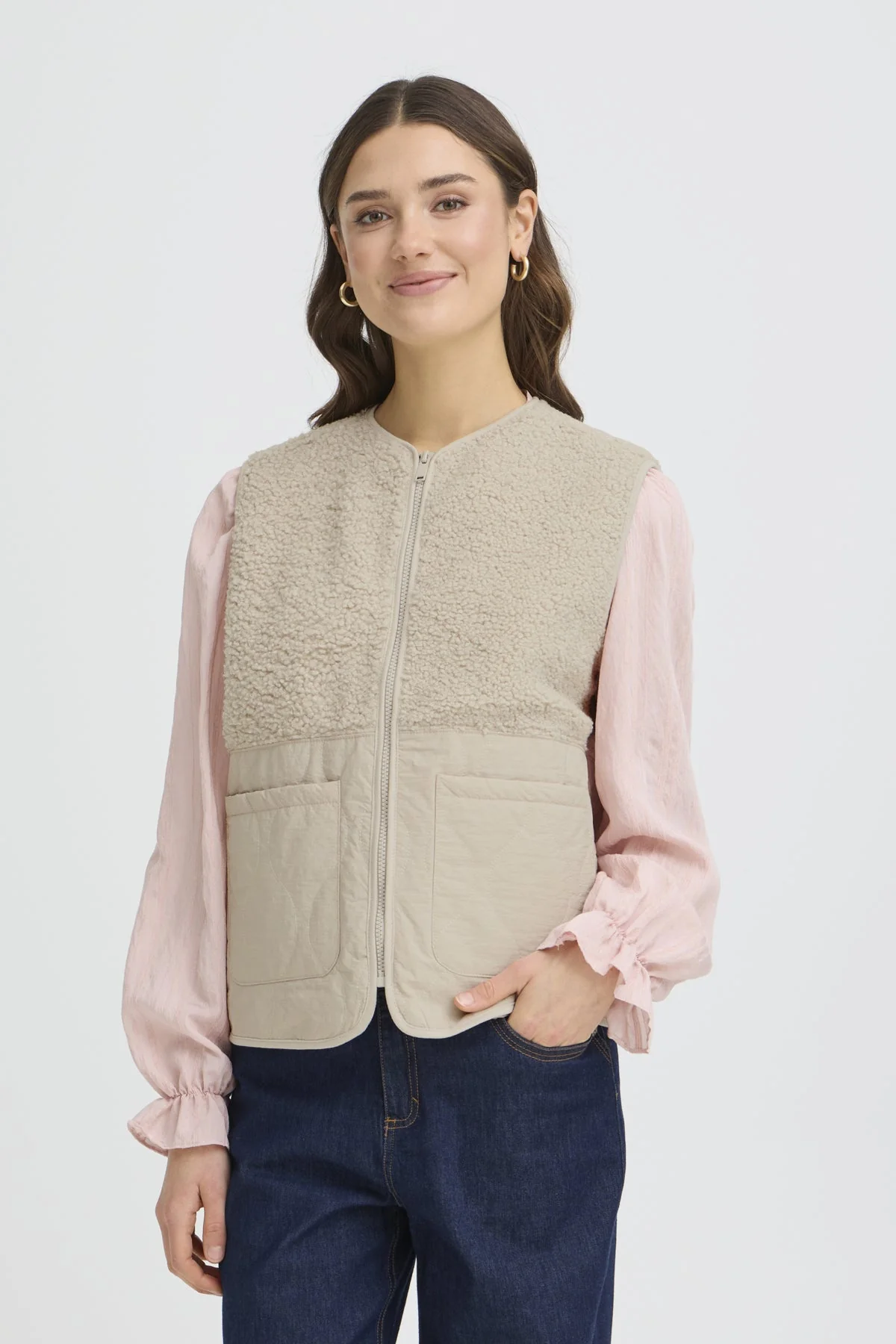 Fransa FRMIKALA Fleece Gilet 1 - Image 8