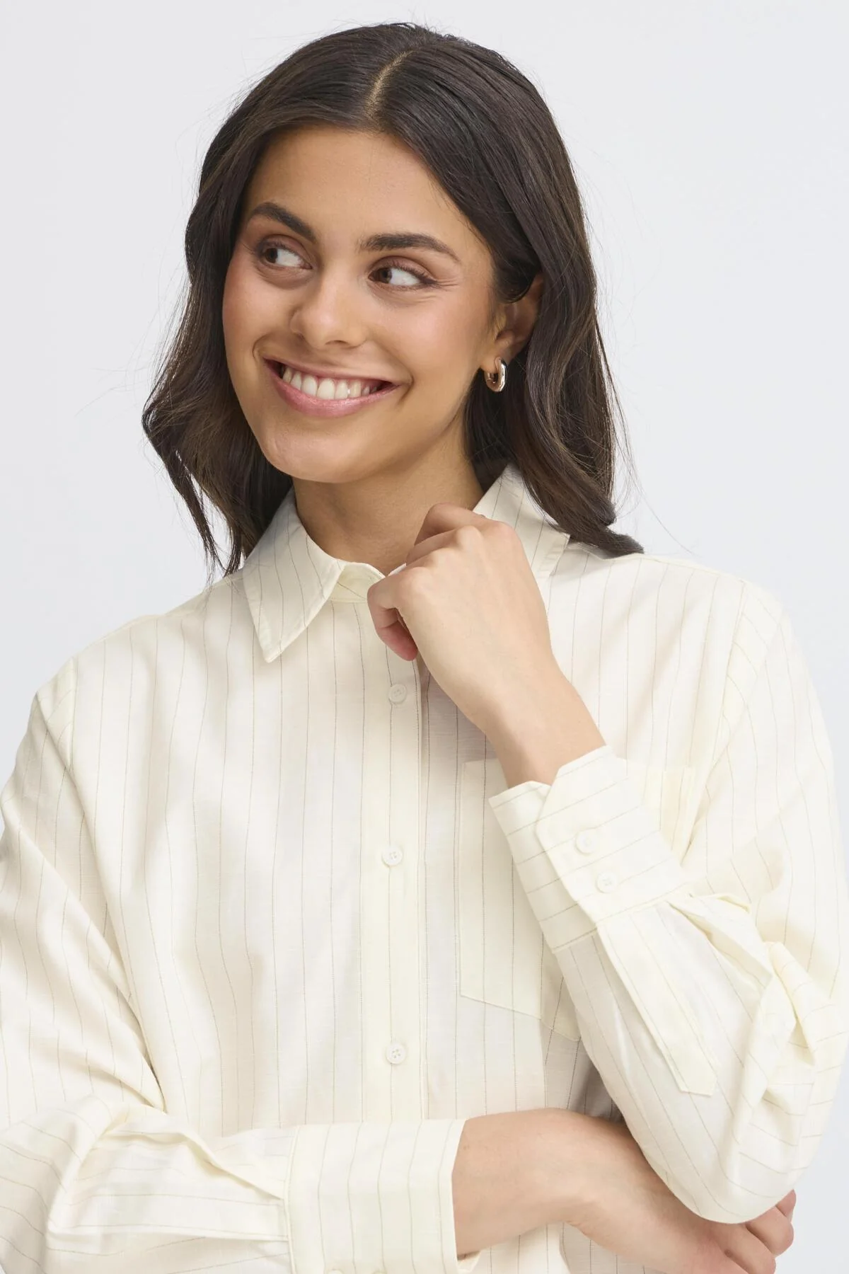 Fransa FRSofia Shirt 1 Whisper White - Image 3