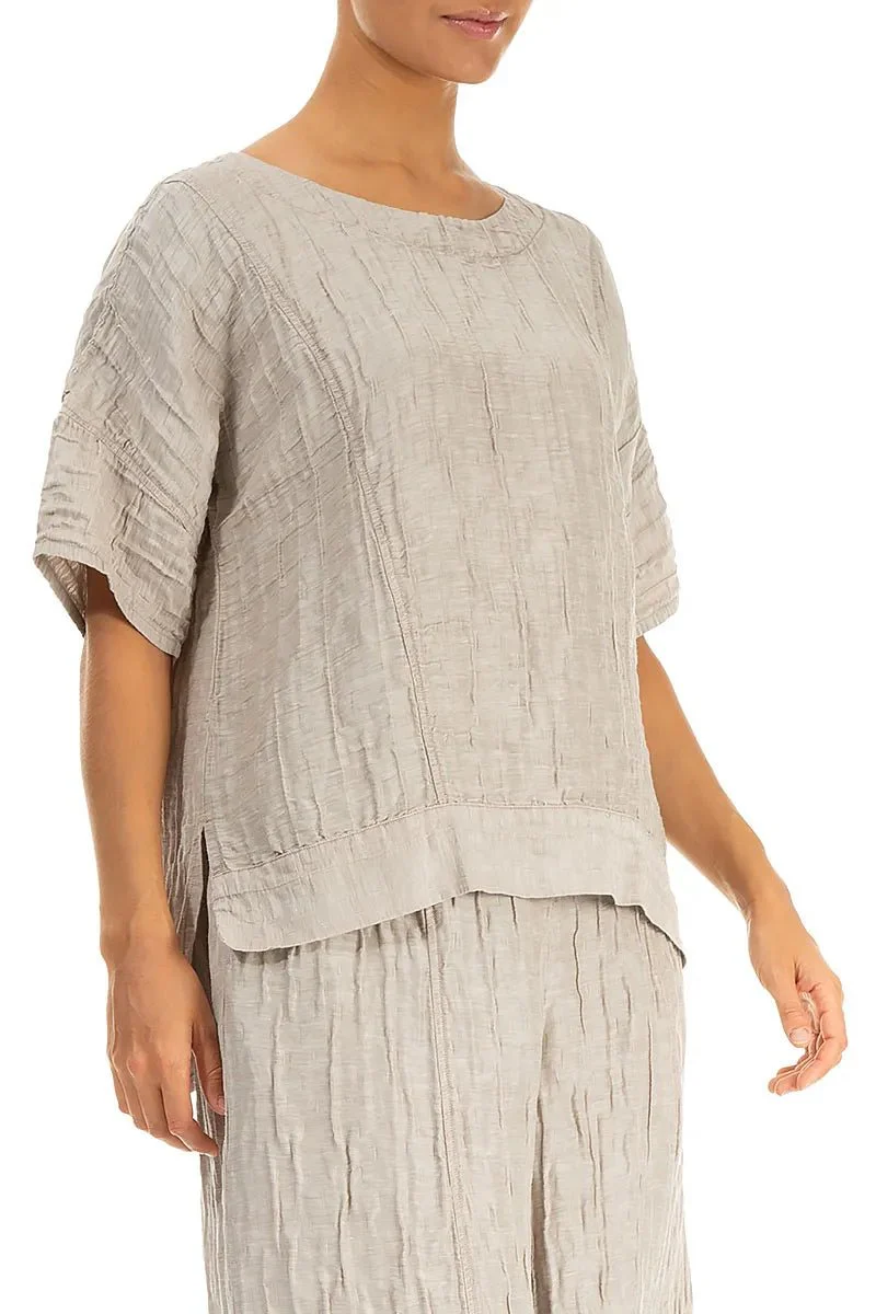 Grizas 52730-ST 1 Linen Blouse - Image 3