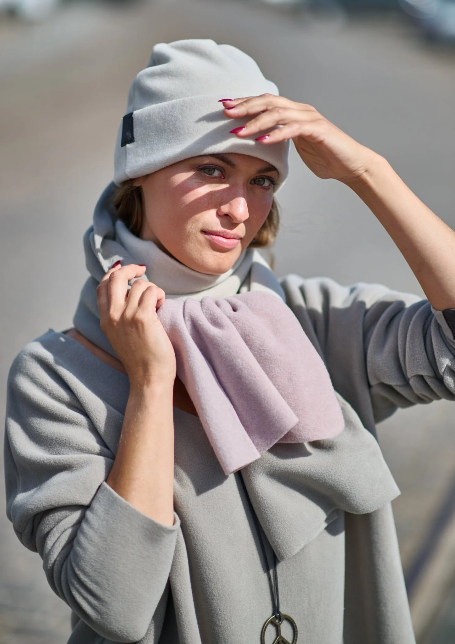 Henriette Steffensen Fleece Beanie Hat