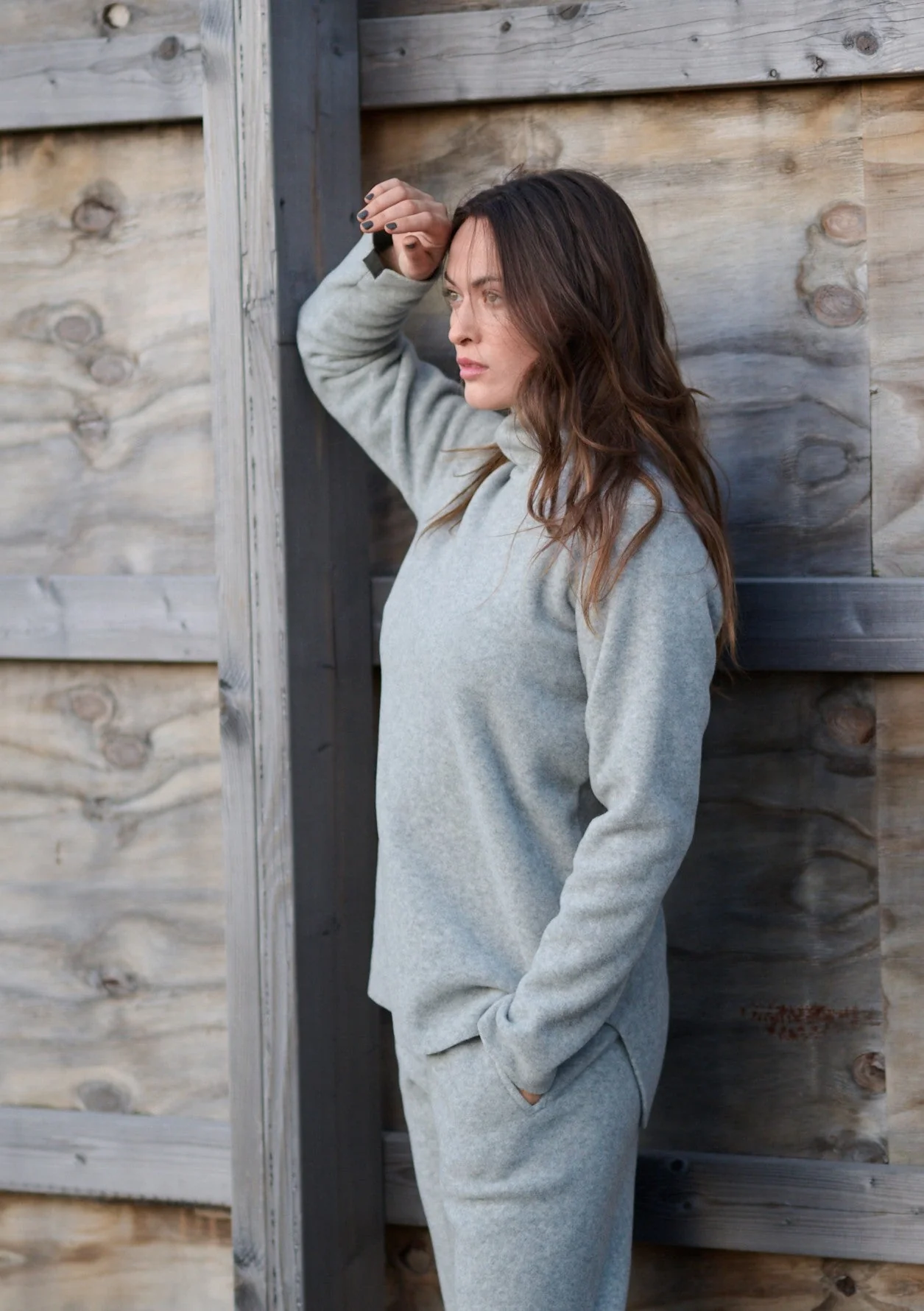 Henriette Steffensen Fleece Blouse Grey - Image 2