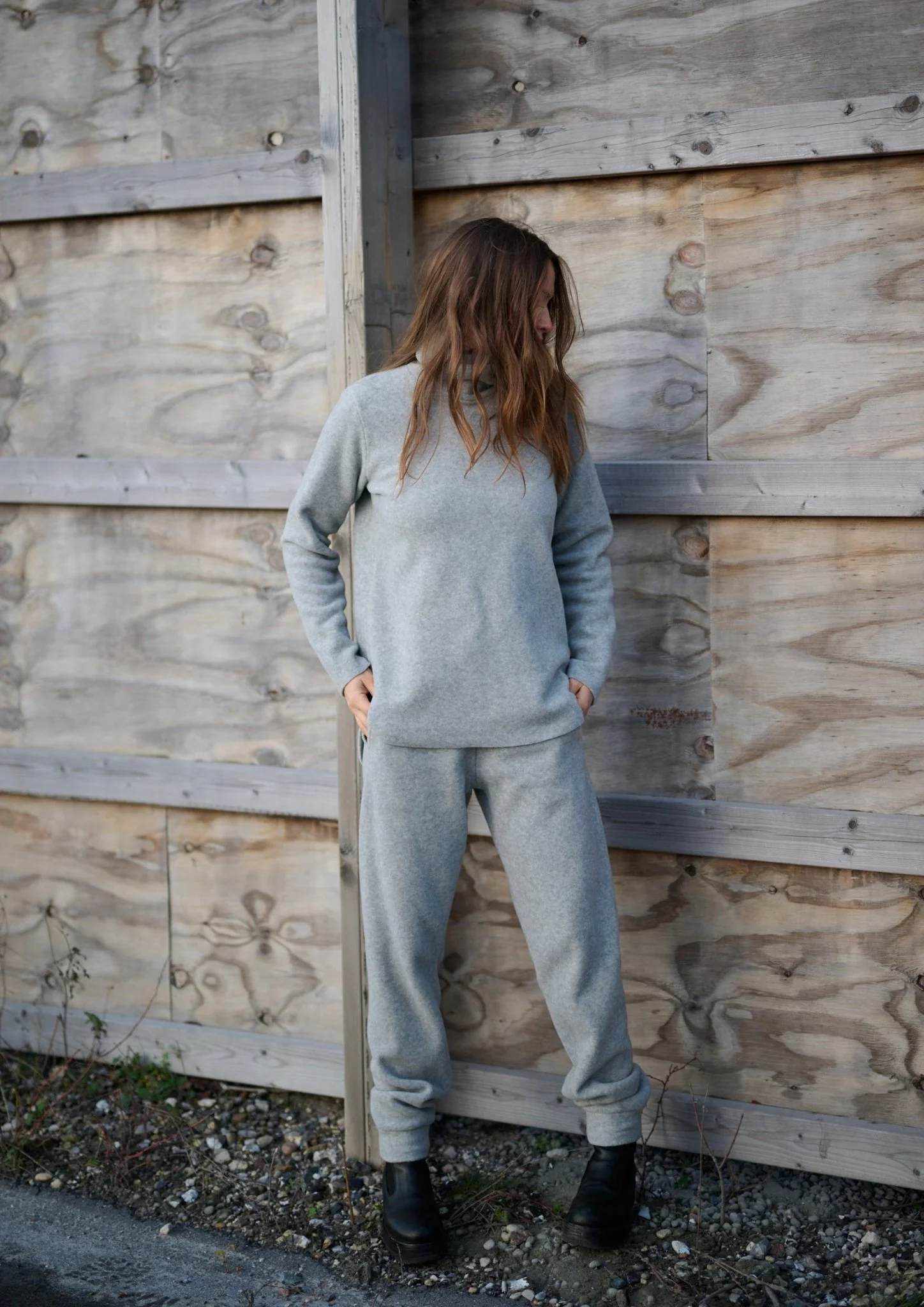 Henriette Steffensen Fleece Blouse Grey - Image 3