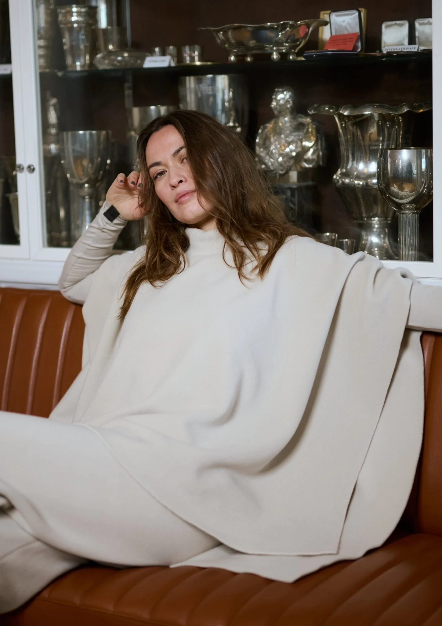 Henriette Steffensen Fleece Poncho - Image 2