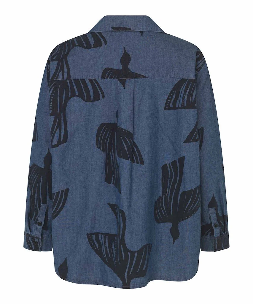 Masai Ireba Dark Denim Shirt - Image 6