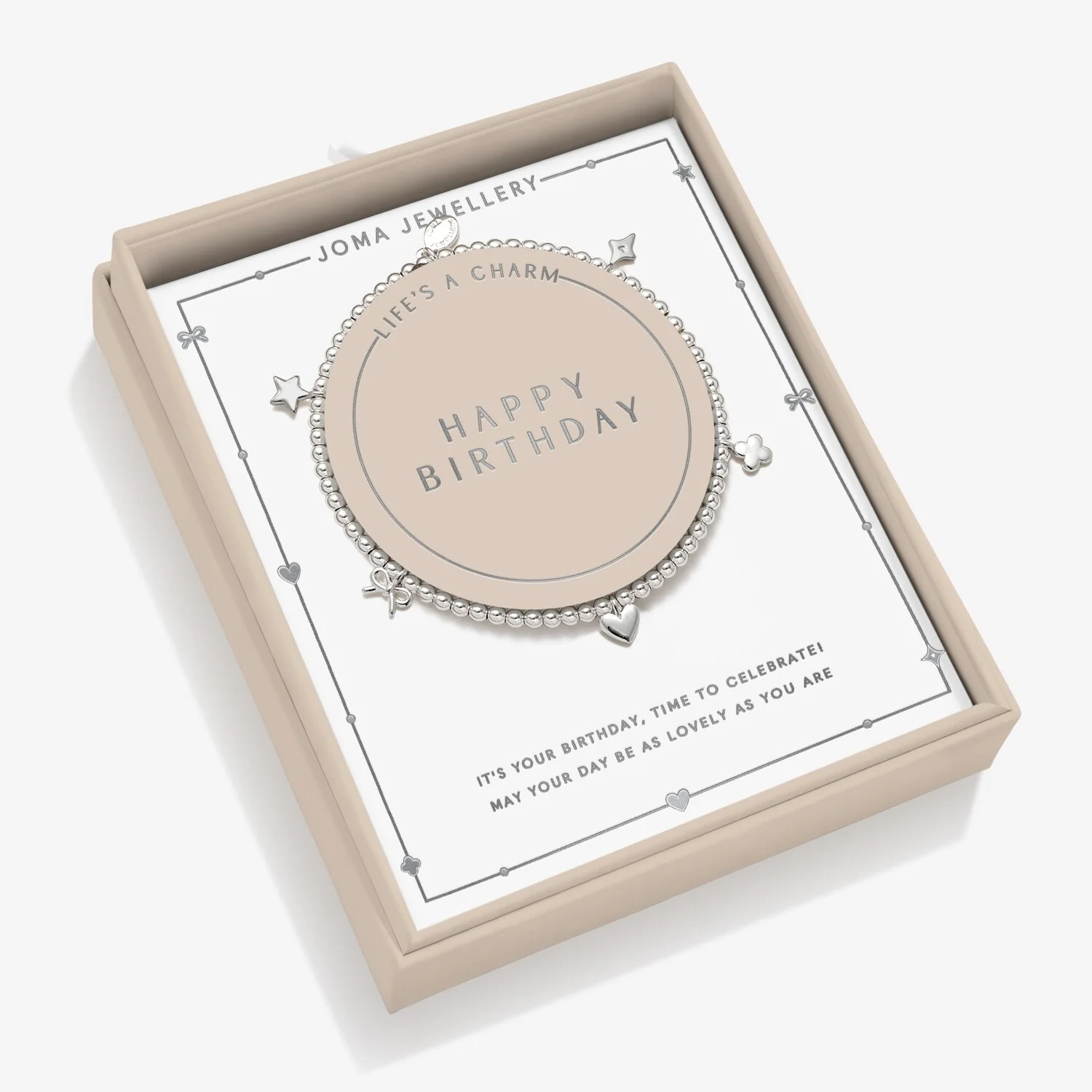 Joma Jewellery Bracelet Life's A Charm 'Happy Birthday' - Image 2