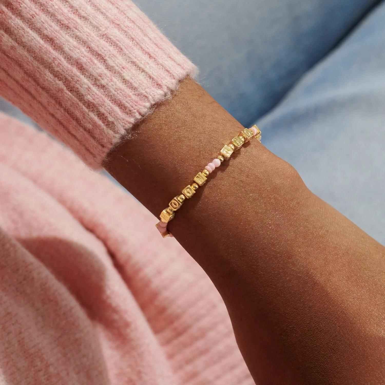 Joma Jewellery Happy Little Moments Bracelet ' Love You To The Moon And Back ' - Image 2