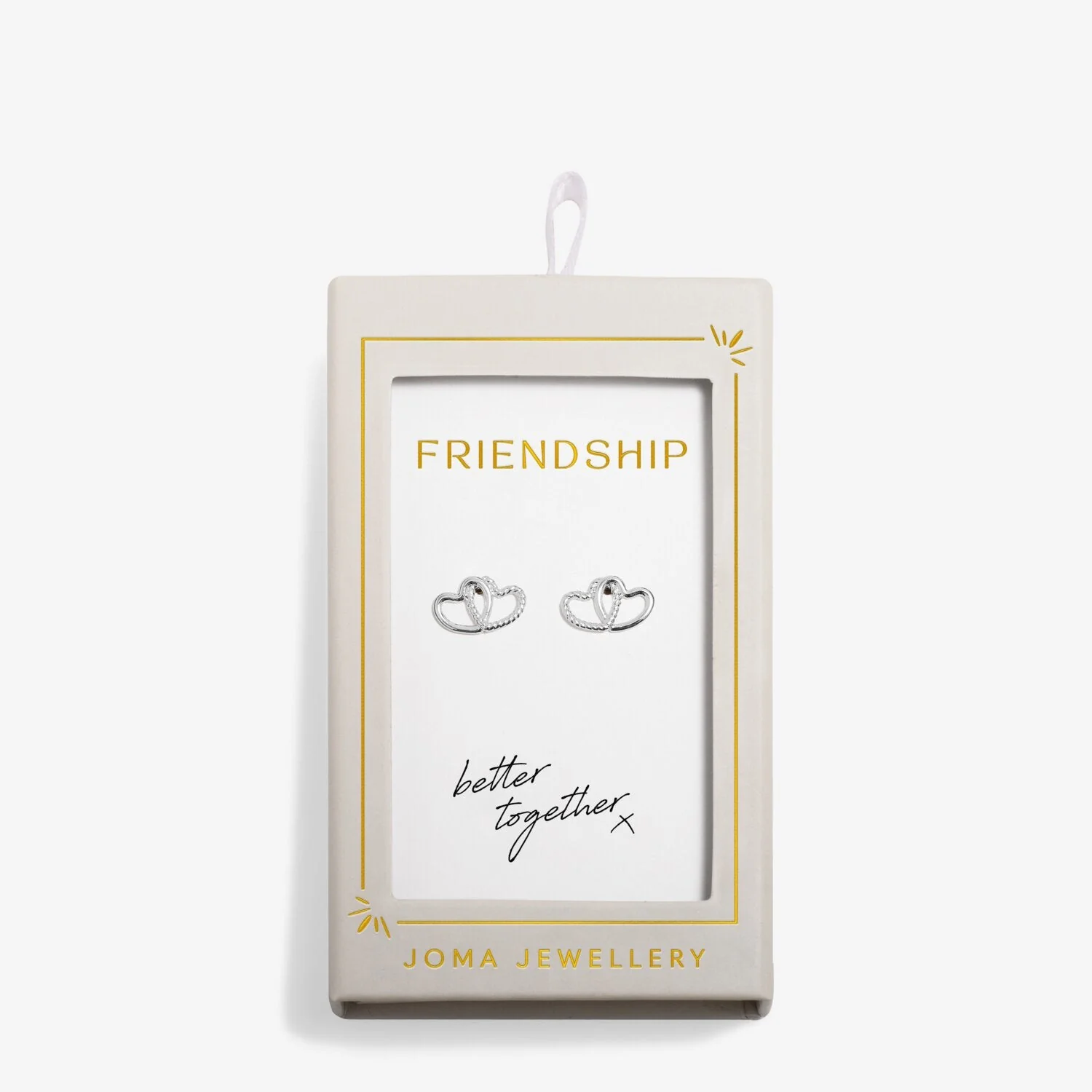 Joma Jewellery Stud Earrings Moments To Shine 'Friendship' - Image 2