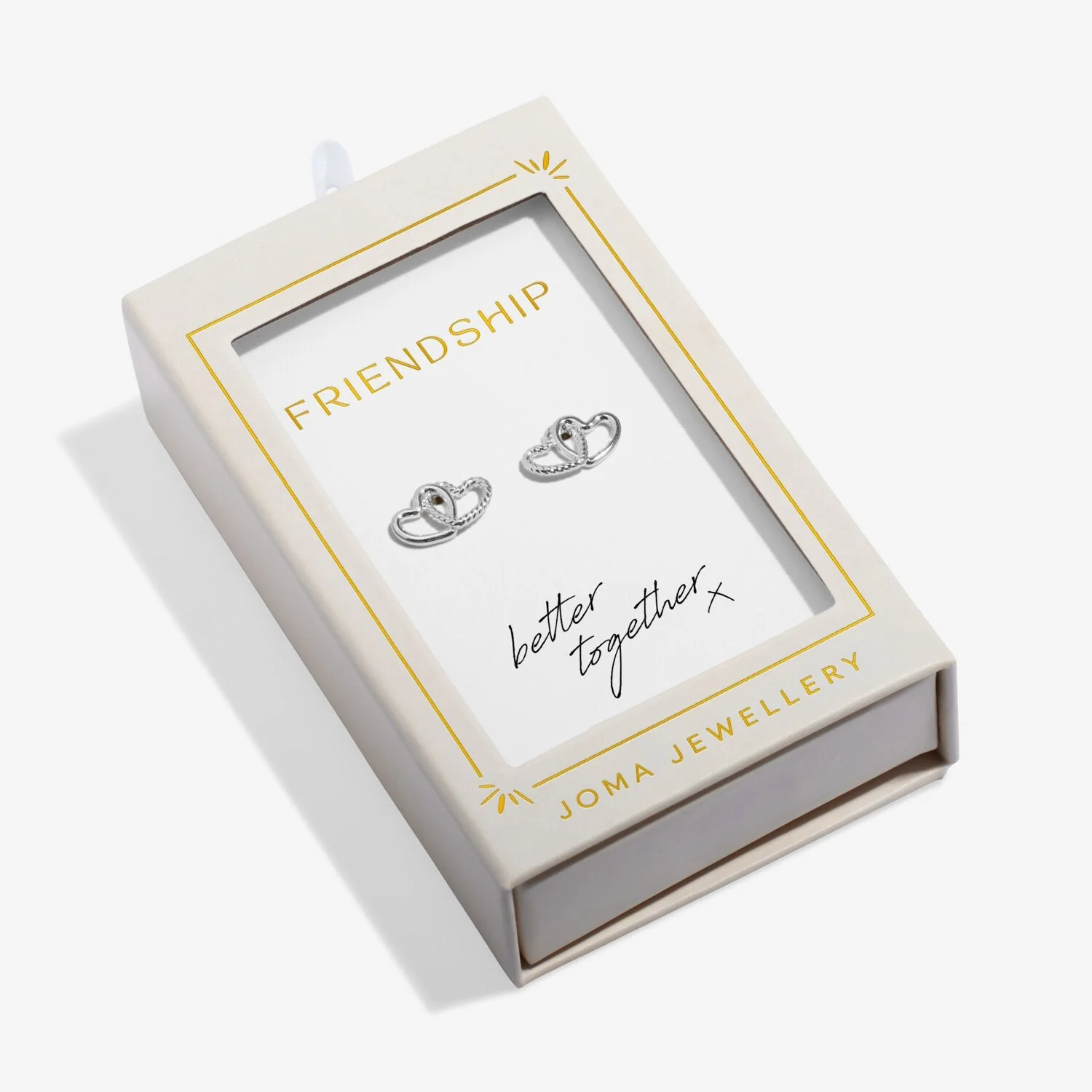 Joma Jewellery Stud Earrings Moments To Shine 'Friendship' - Image 6